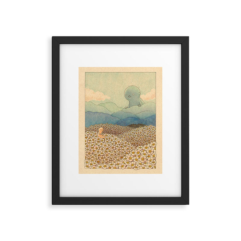 Diasy Fields Framed Art Print Gallery Image 5