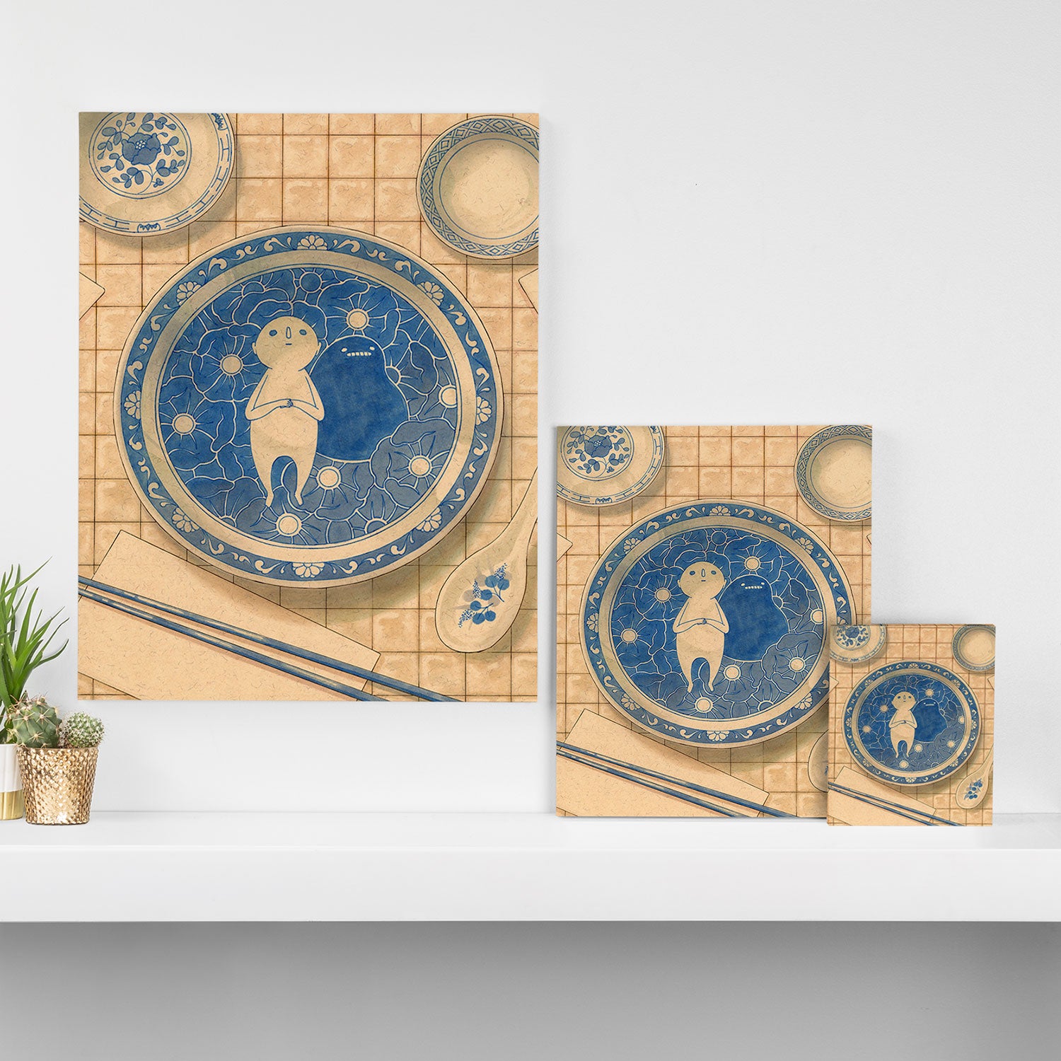 Dishes Canvas Print Gallery Image 3