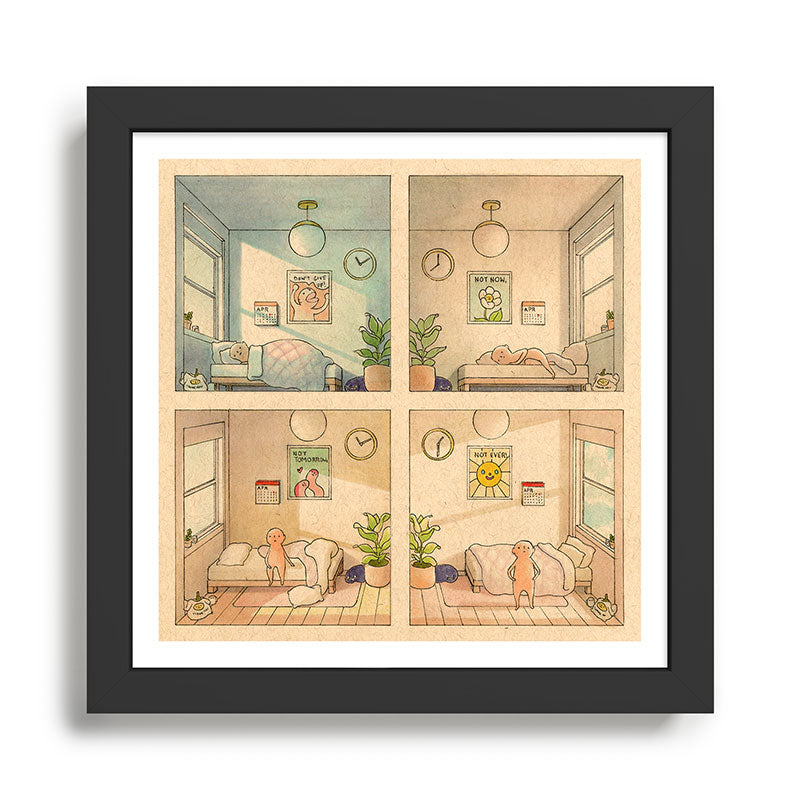 Don't Give Up! Framed Art Print Gallery Image 1