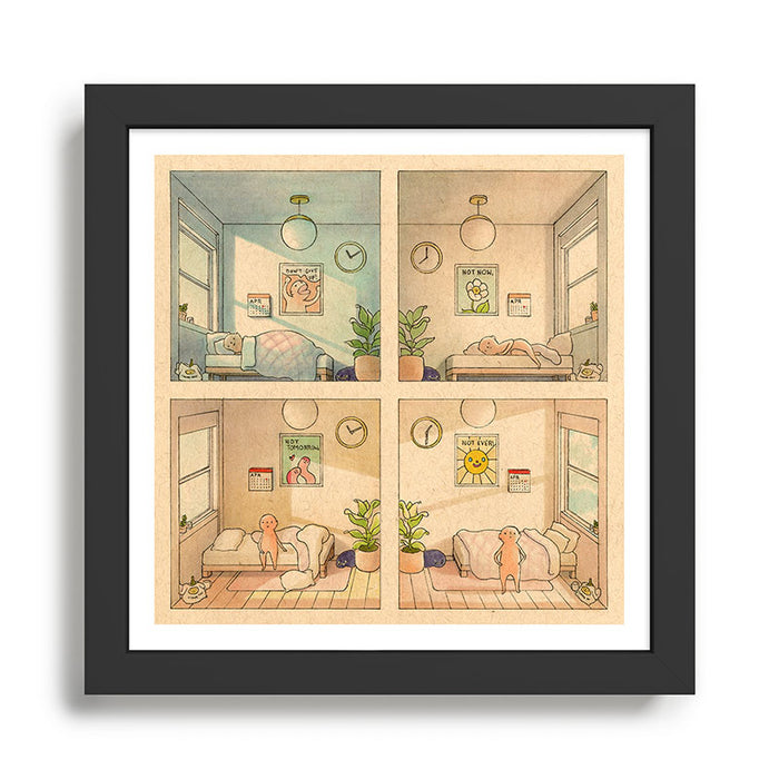Don't Give Up! Framed Art Print Gallery Image 1