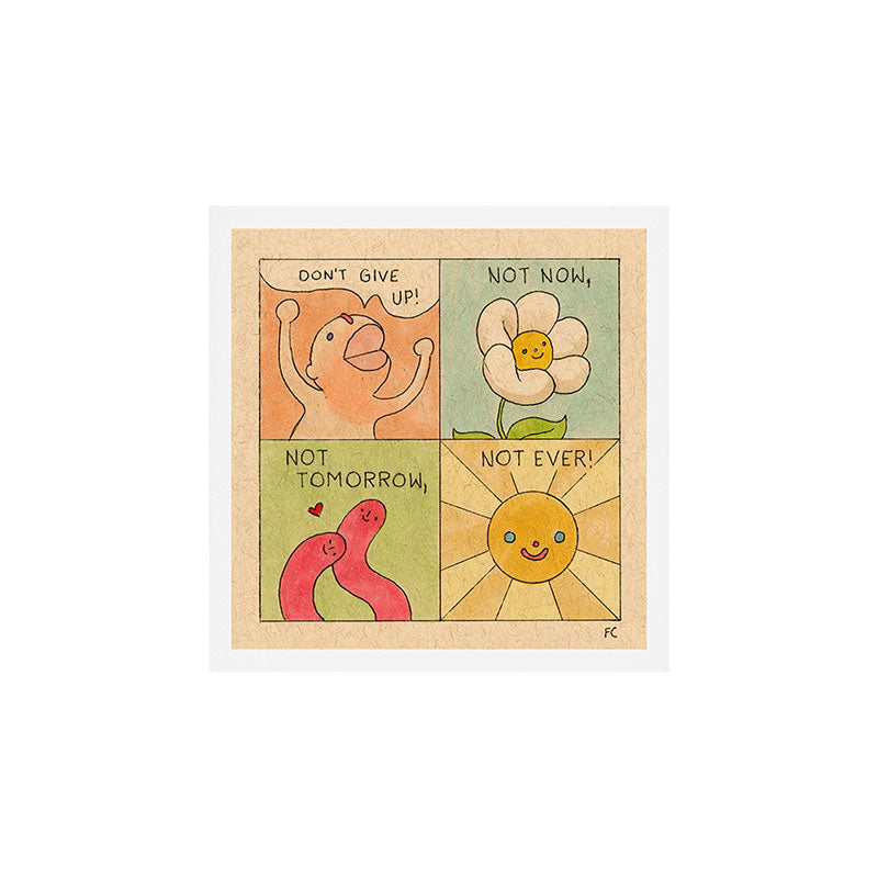 Don't Give Up! (Poster) Art Print Gallery Image 1