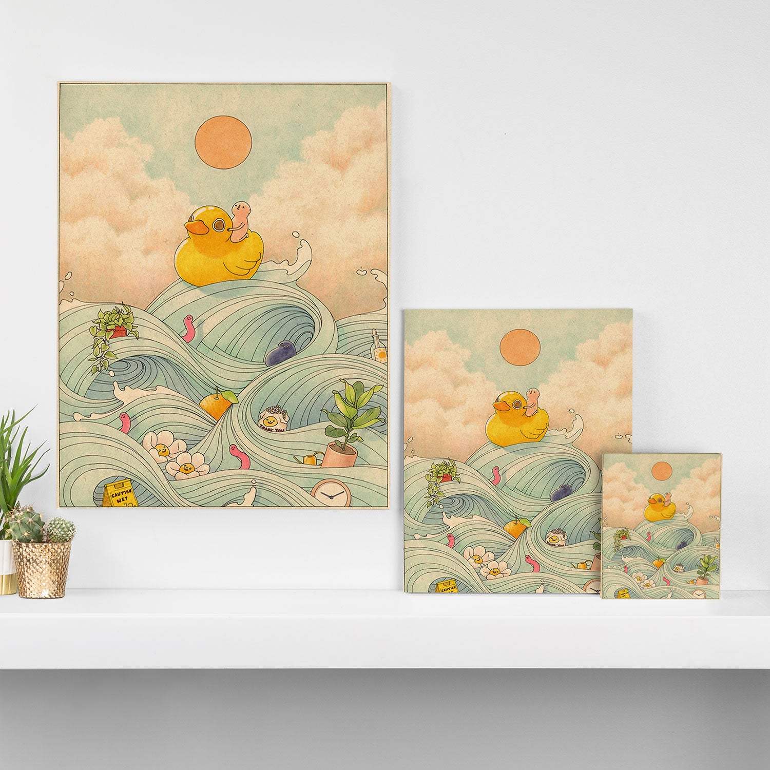 Duck at Sea Canvas Print Gallery Image 3