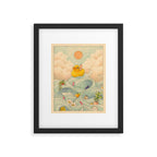 Duck at Sea Framed Art Print Gallery Image 5