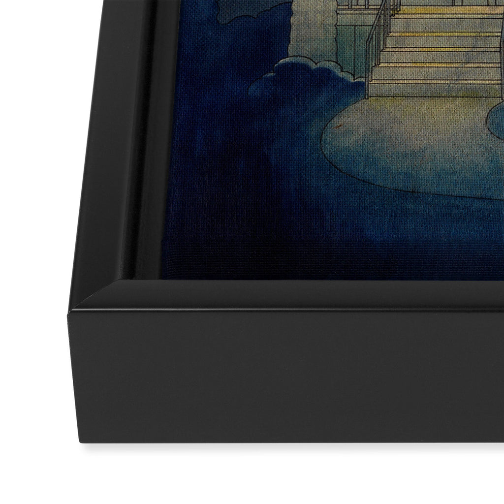 Dusk Framed Canvas Print Gallery Image 3