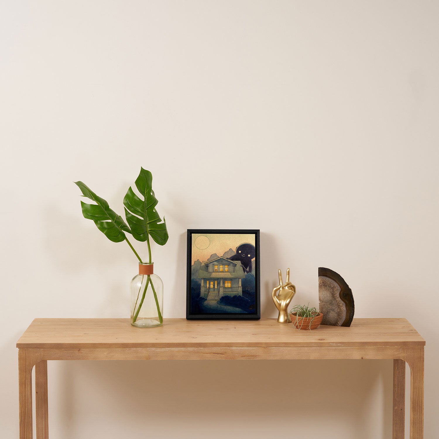 Dusk Framed Canvas Print Gallery Image 4
