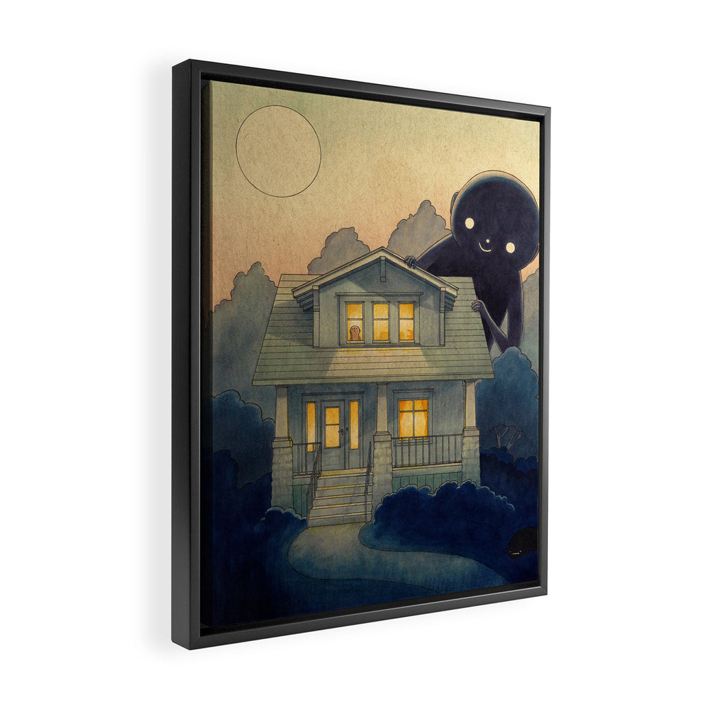 Dusk Framed Canvas Print Gallery Image 2