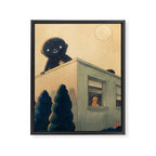 Dusk Framed Canvas Print Gallery Image 6
