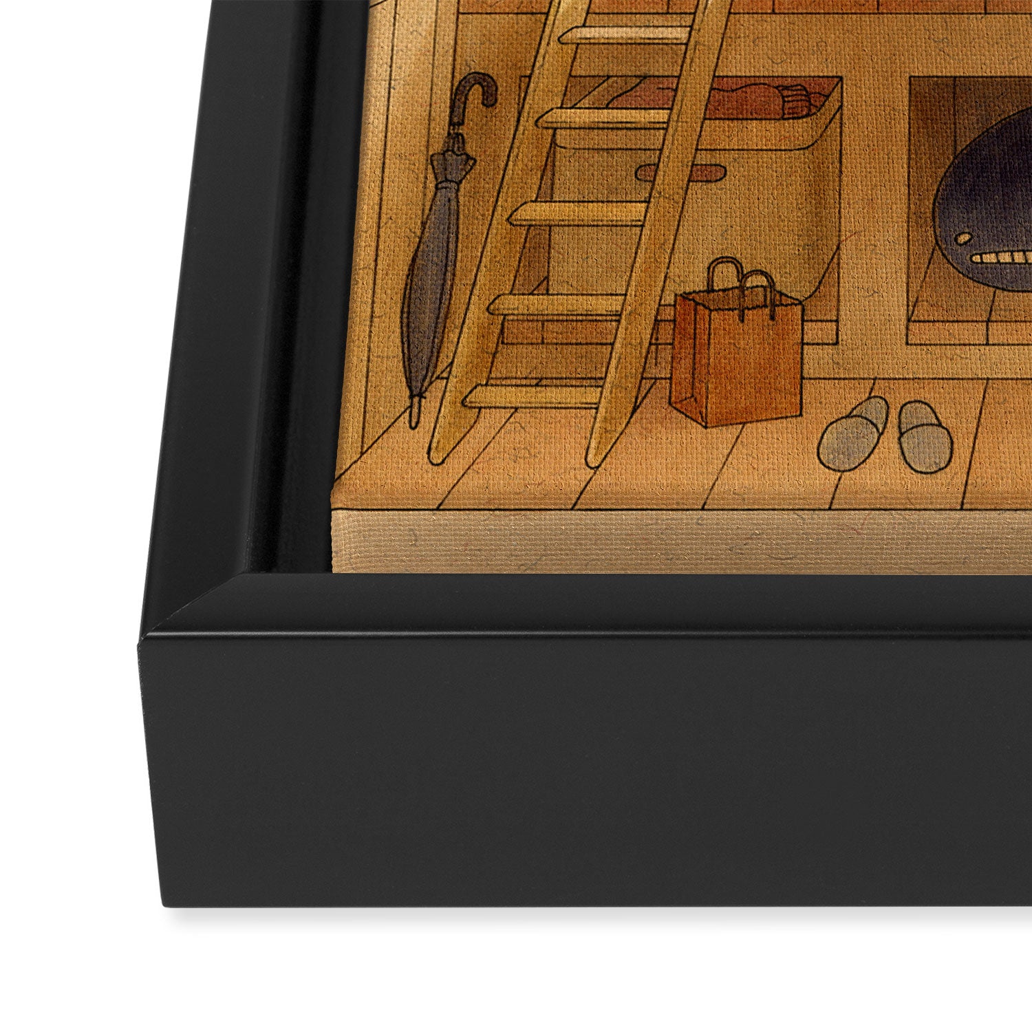 Entryway Framed Canvas Print Gallery Image 3