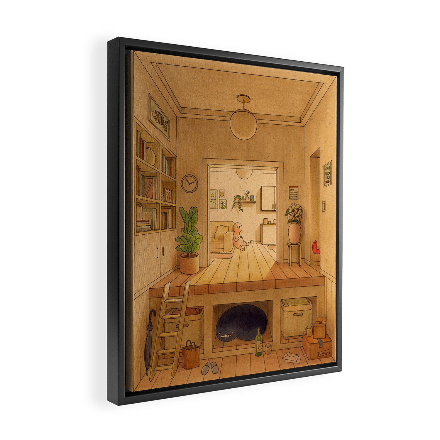 Entryway Framed Canvas Print Gallery Image 2