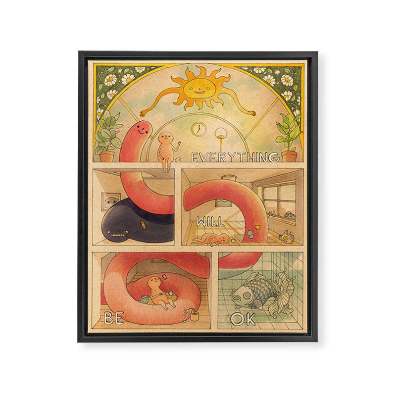 Everything Will be Ok Framed Canvas Print Gallery Image 6