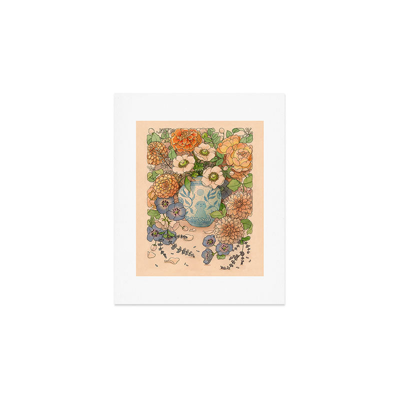 Fall Flowers Art Print Gallery Image 1