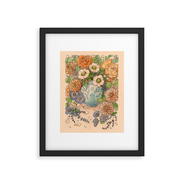 Fall Flowers Framed Art Print Gallery Image 1
