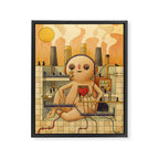 Feelings Factory Framed Canvas Print Gallery Image 6