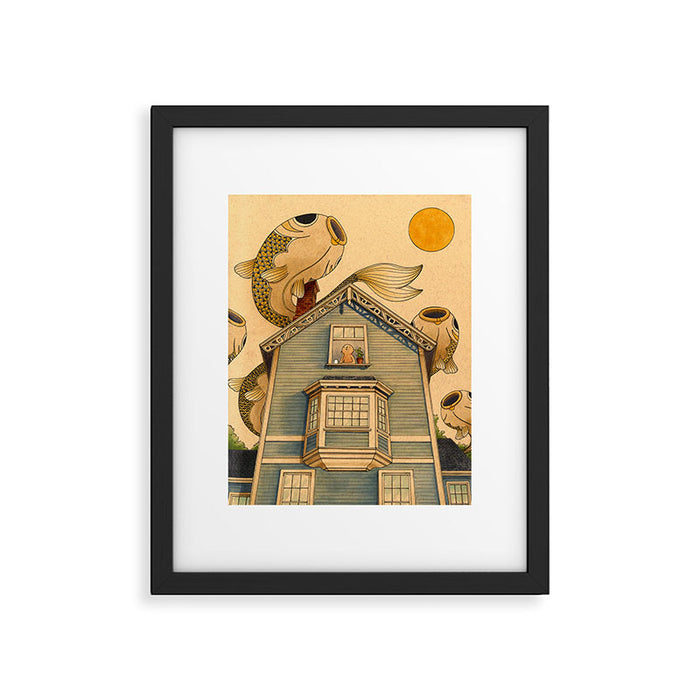 Fish Migration Framed Art Print Gallery Image 1