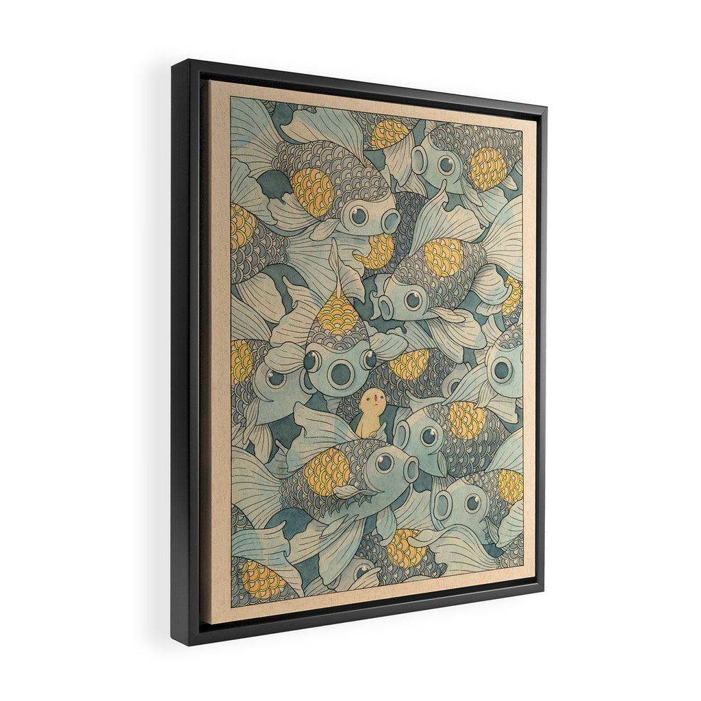 Fish Tank Framed Canvas Print Gallery Image 2