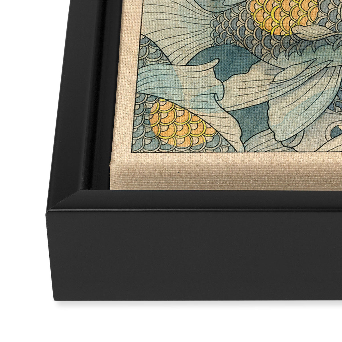 Fish Tank Framed Canvas Print Gallery Image 3