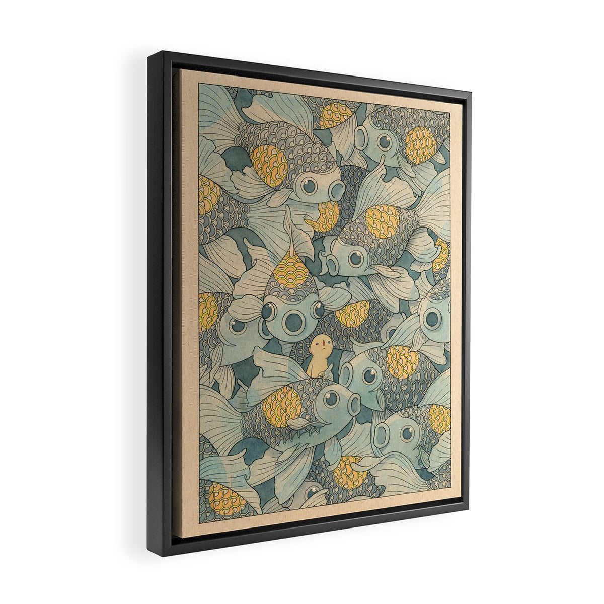 Fish Tank Framed Canvas Print Gallery Image 2