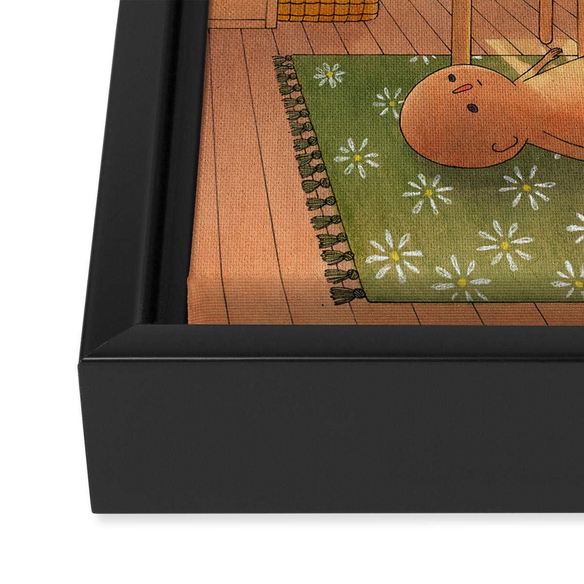 Floor Time Framed Canvas Print Gallery Image 3