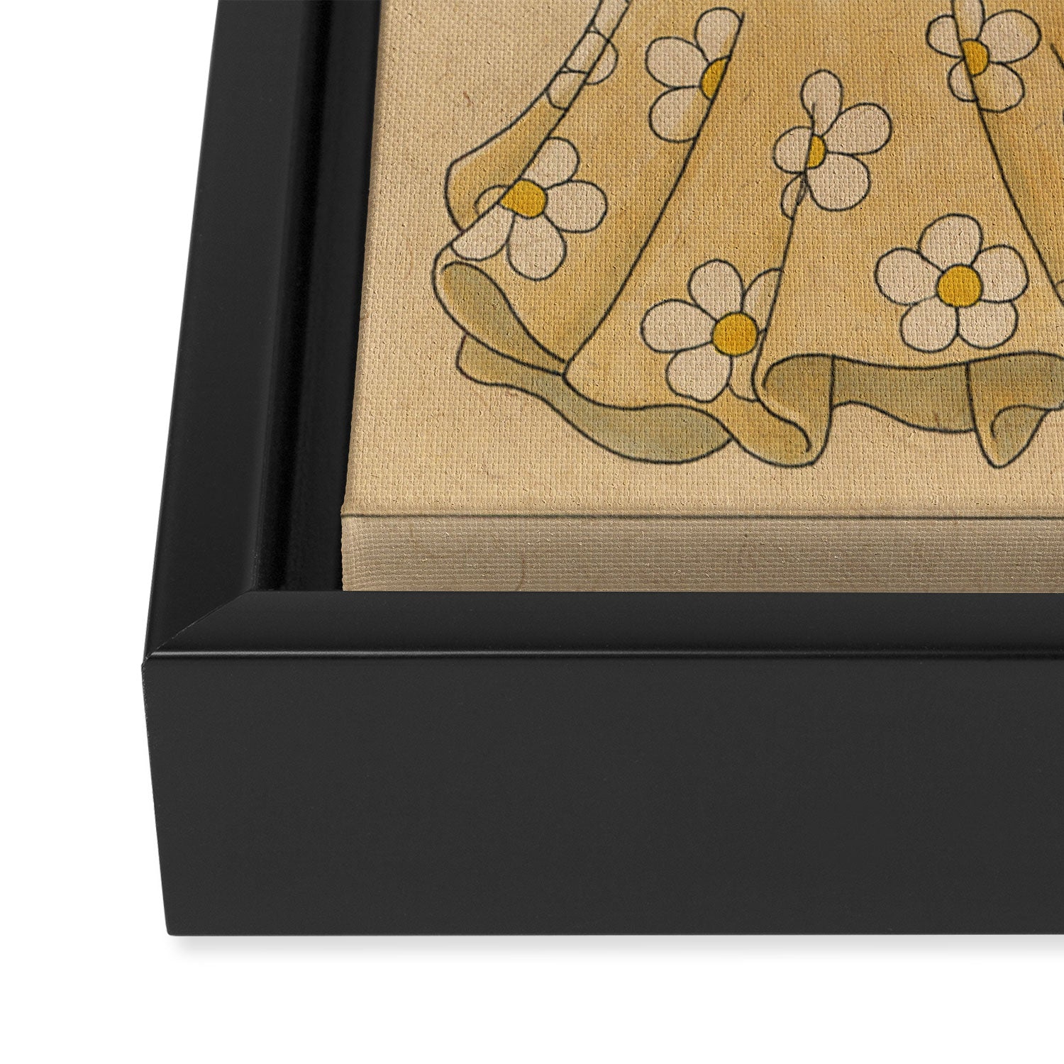 Floral Ghosties Framed Canvas Print Gallery Image 2