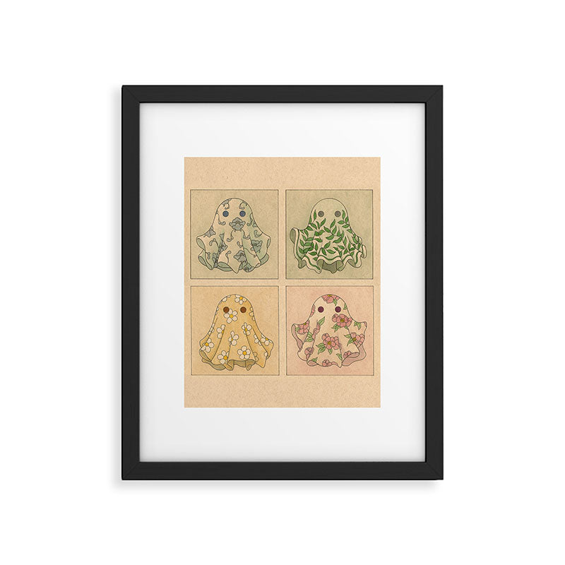 Floral Ghosties Framed Art Print Gallery Image 4