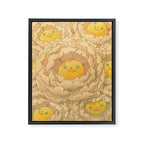 Floral White Framed Canvas Print Gallery Image 6