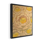 Floral White Framed Canvas Print Gallery Image 2