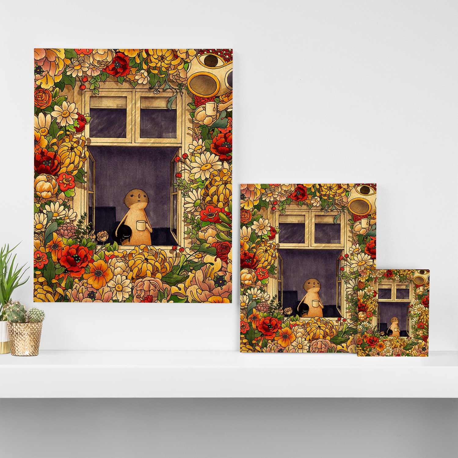 Flower Garden Canvas Print Gallery Image 3