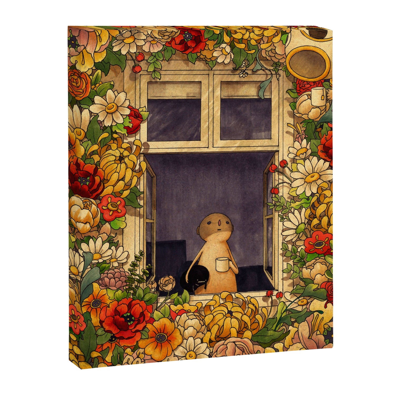 Flower Garden Canvas Print Gallery Image 3