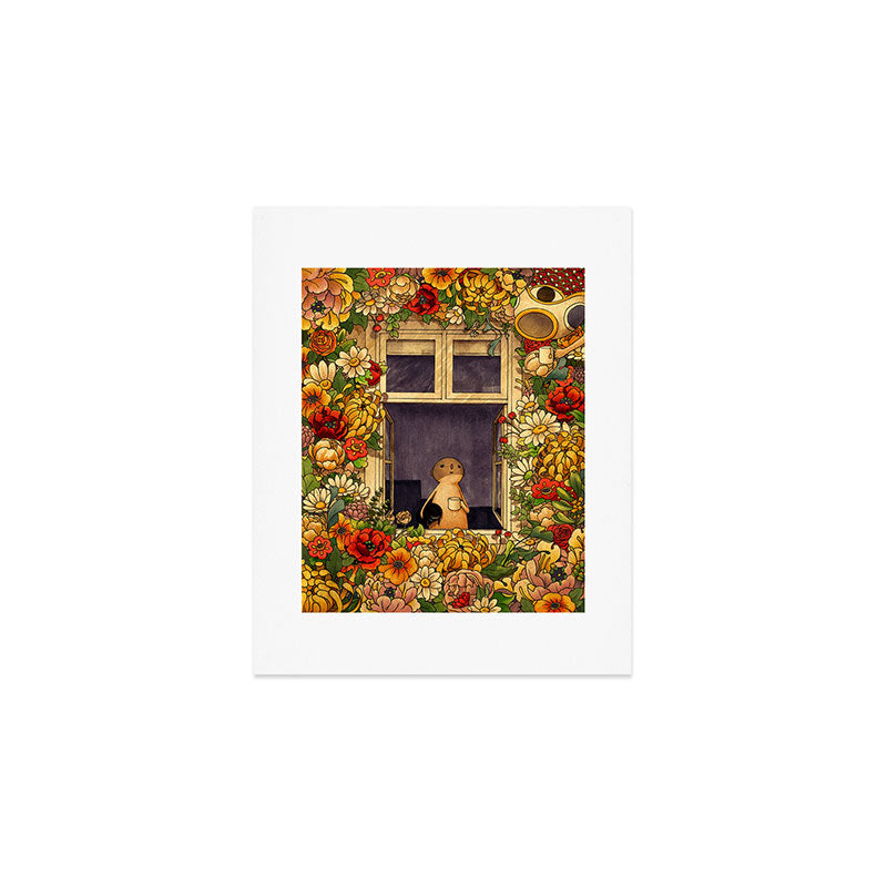 Flower Garden Art Print Gallery Image 1