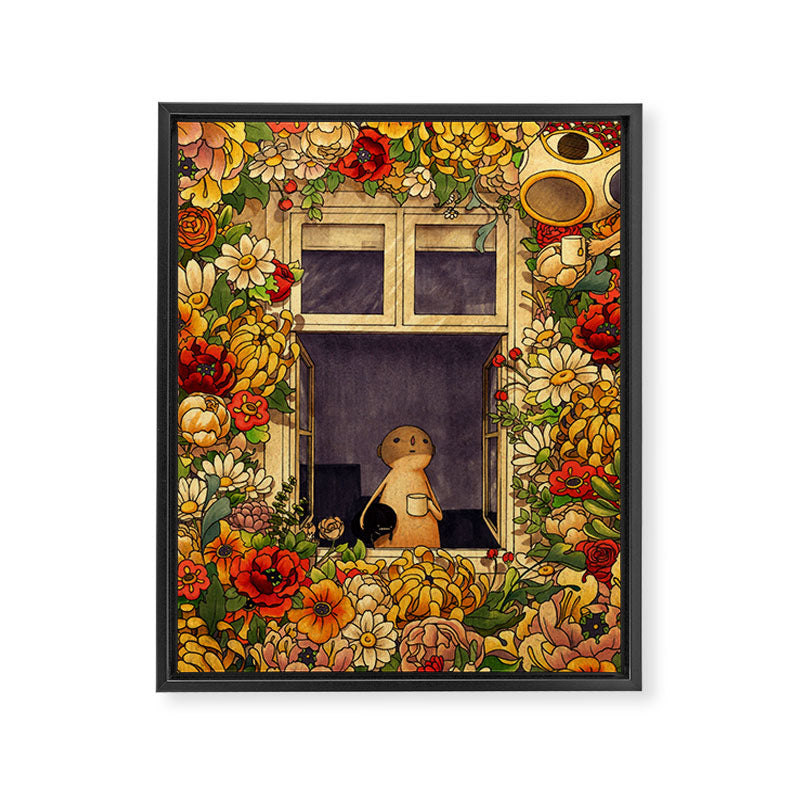 Flower Garden Framed Canvas Print Gallery Image 6