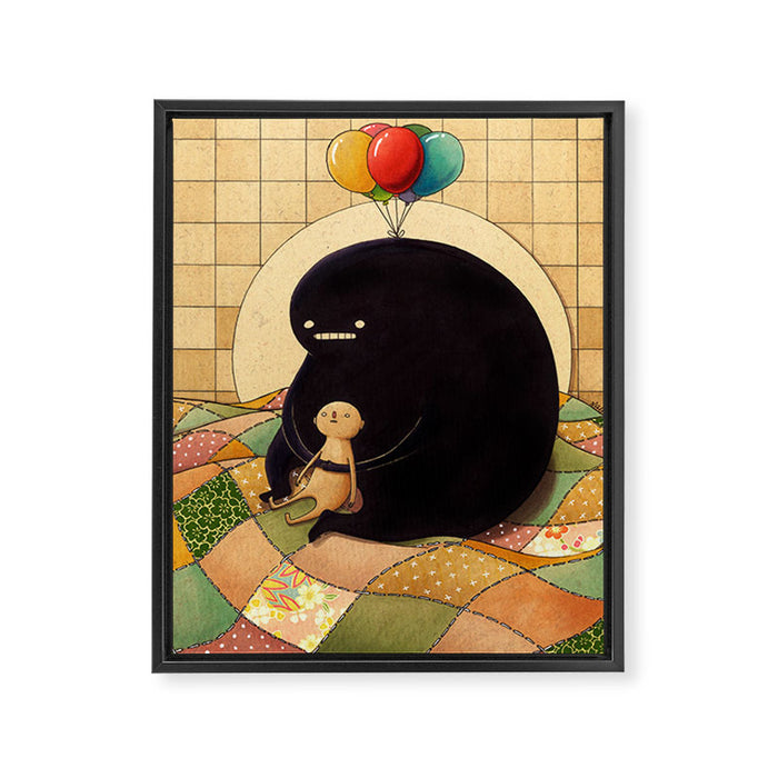Fo Free Framed Canvas Print Gallery Image 1