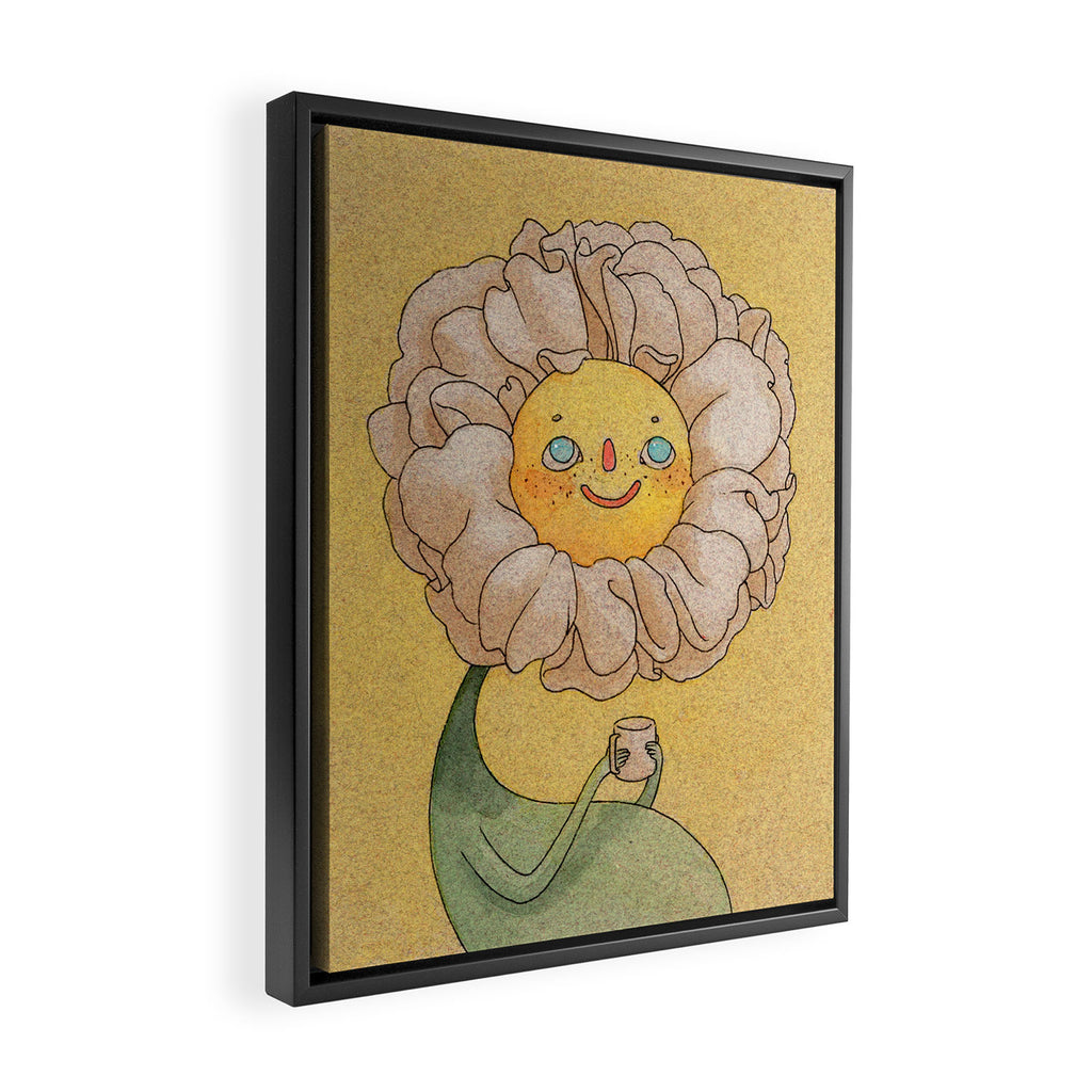 Freckle Flower Framed Canvas Print Gallery Image 2