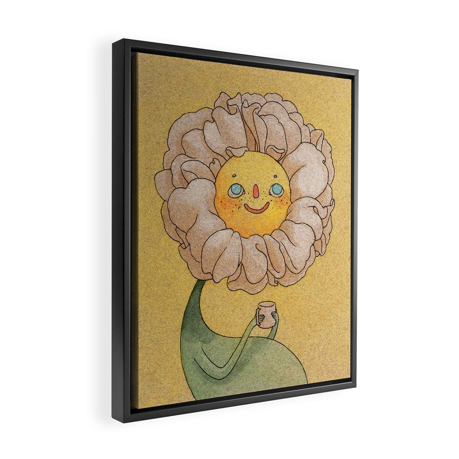 Freckle Flower Framed Canvas Print Gallery Image 2