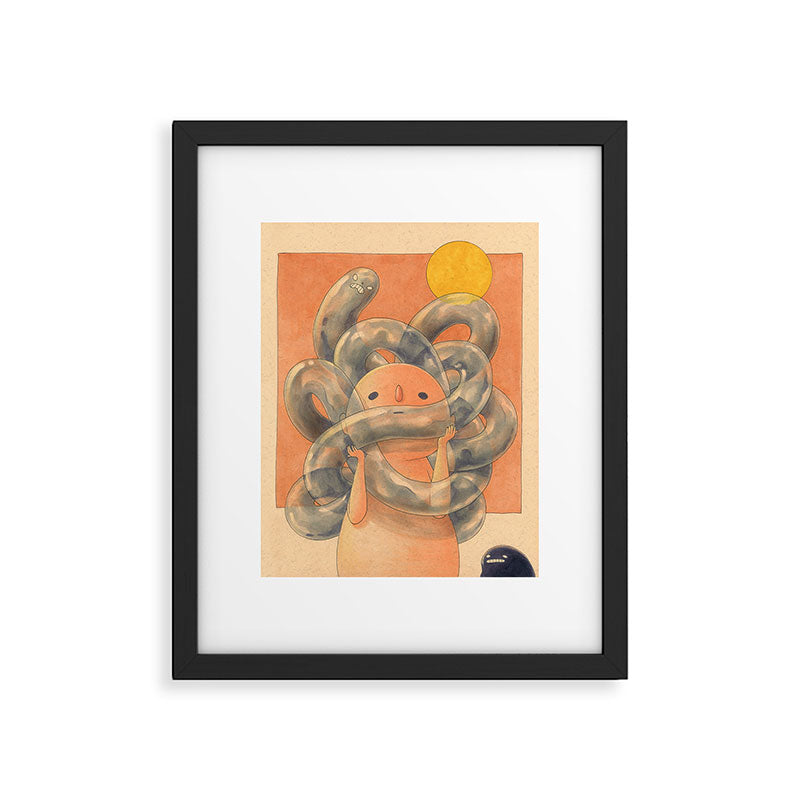 Frustration Framed Art Print Gallery Image 4