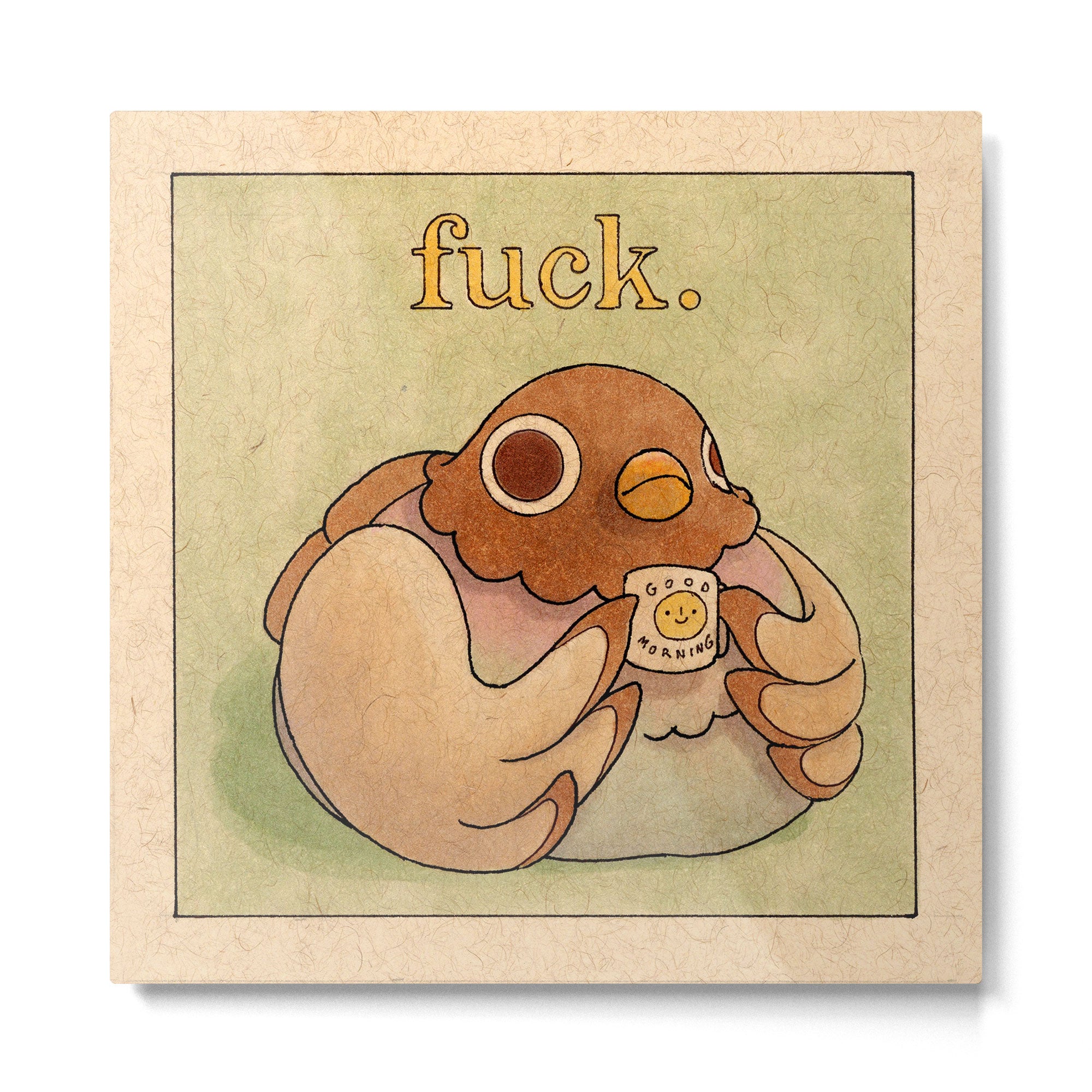 'Fuck' Pigeon 06 Metal Print Gallery Image 2