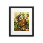 Garden Bear Framed Art Print Gallery Image 5