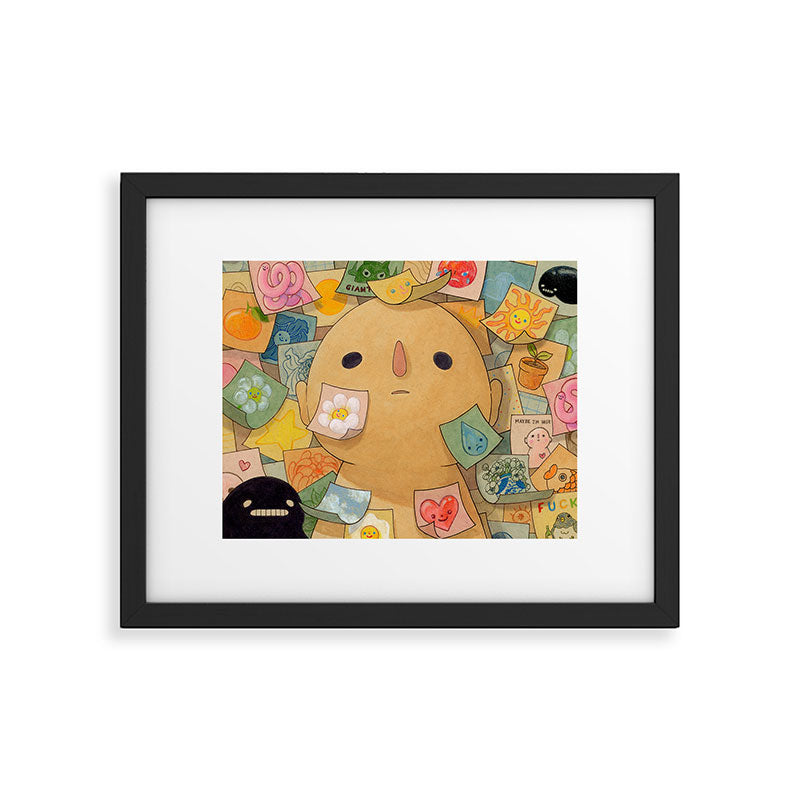 Giant Robot Post-it Show 2023 Framed Art Print Gallery Image 6