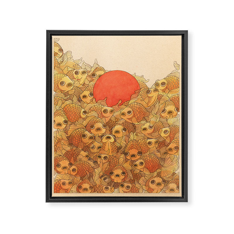 Golden Hour Framed Canvas Print Gallery Image 6