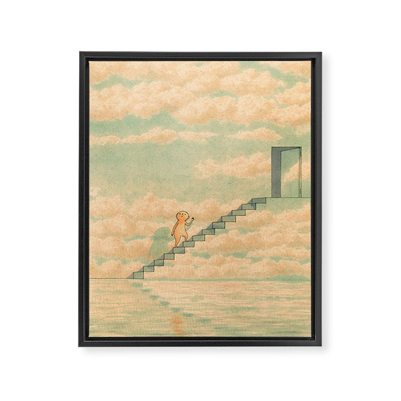 Good Afternoon, Good Evening, and Good Night Framed Canvas Print Gallery Image 3
