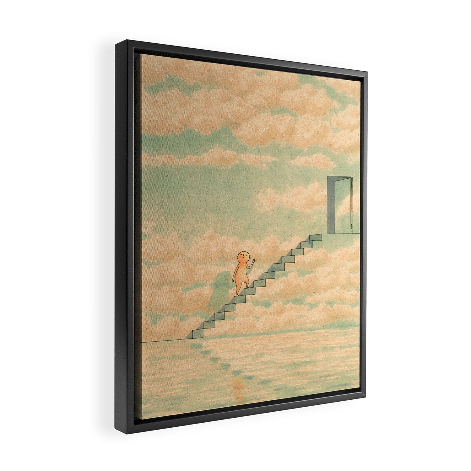 Good Afternoon, Good Evening, and Good Night Framed Canvas Print Gallery Image 2