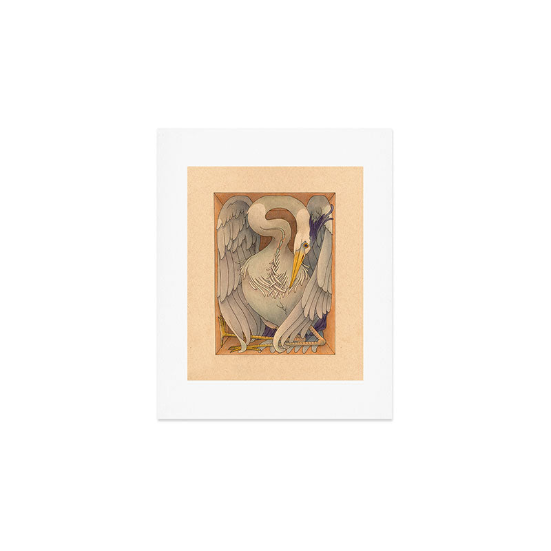 Great Blue Heron Art Print Gallery Image 1