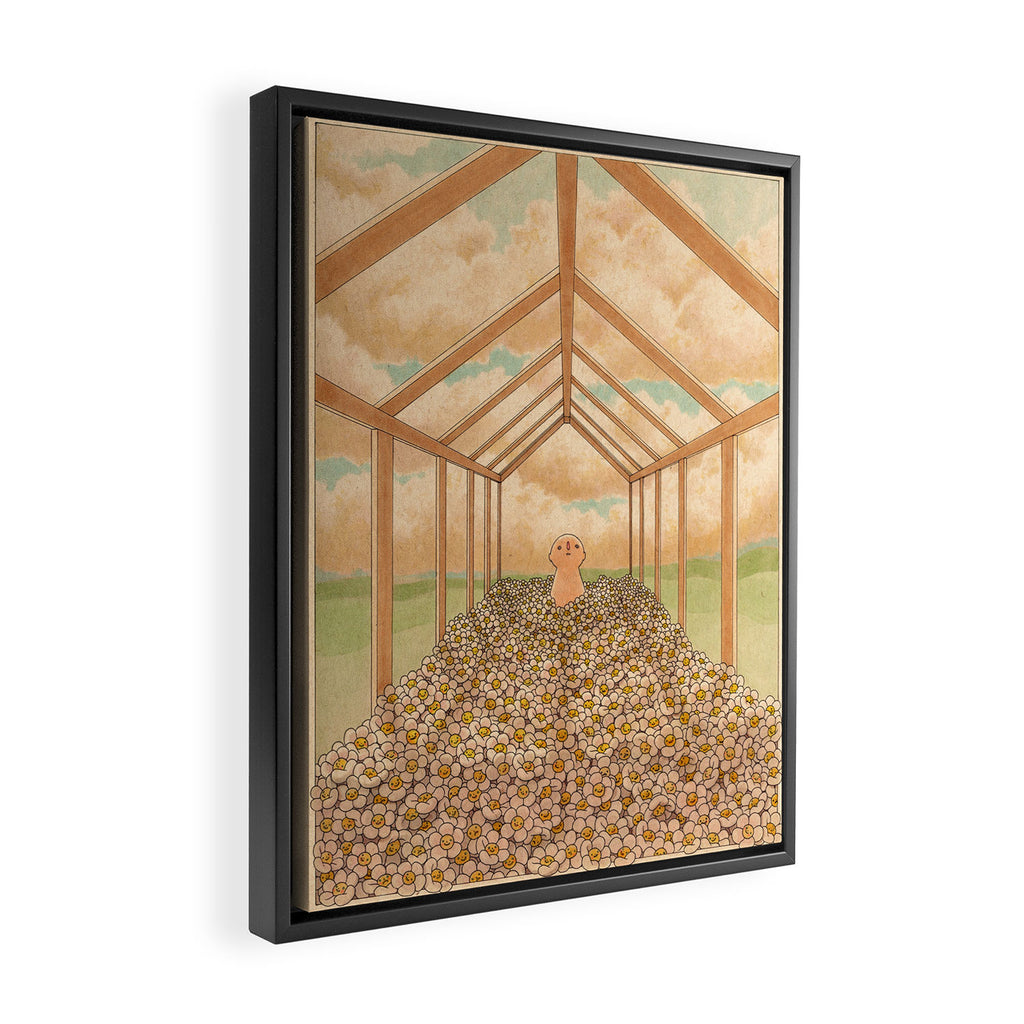 Greenhouse Framed Canvas Print Gallery Image 2