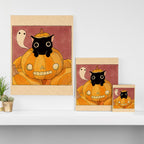 Halloween Cat 01 Canvas Print Gallery Image 3