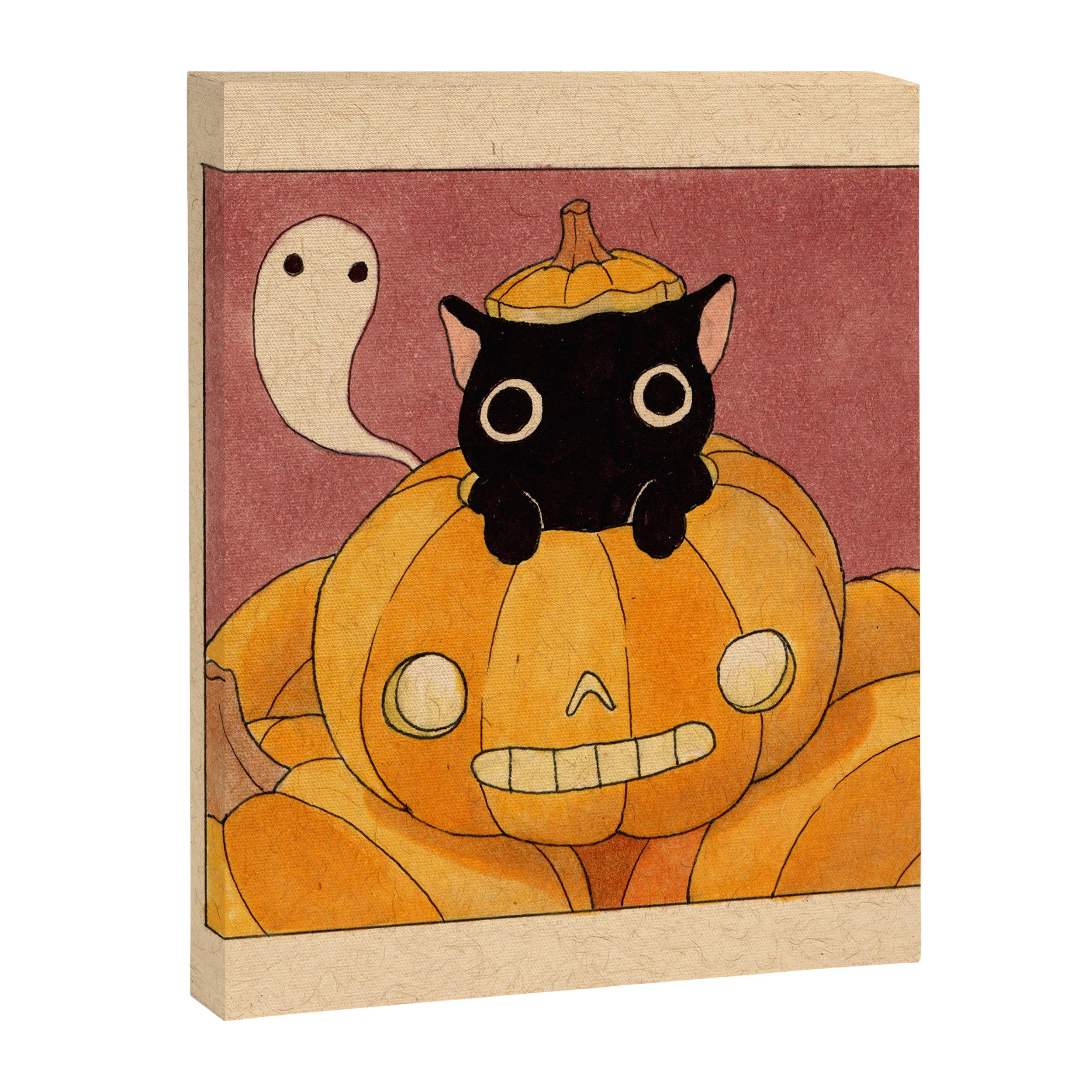 Halloween Cat 01 Canvas Print Gallery Image 8