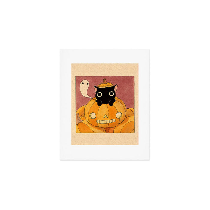 Halloween Cat 01 Art Print Gallery Image 1