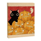 Halloween Cat 02 Canvas Print Gallery Image 3