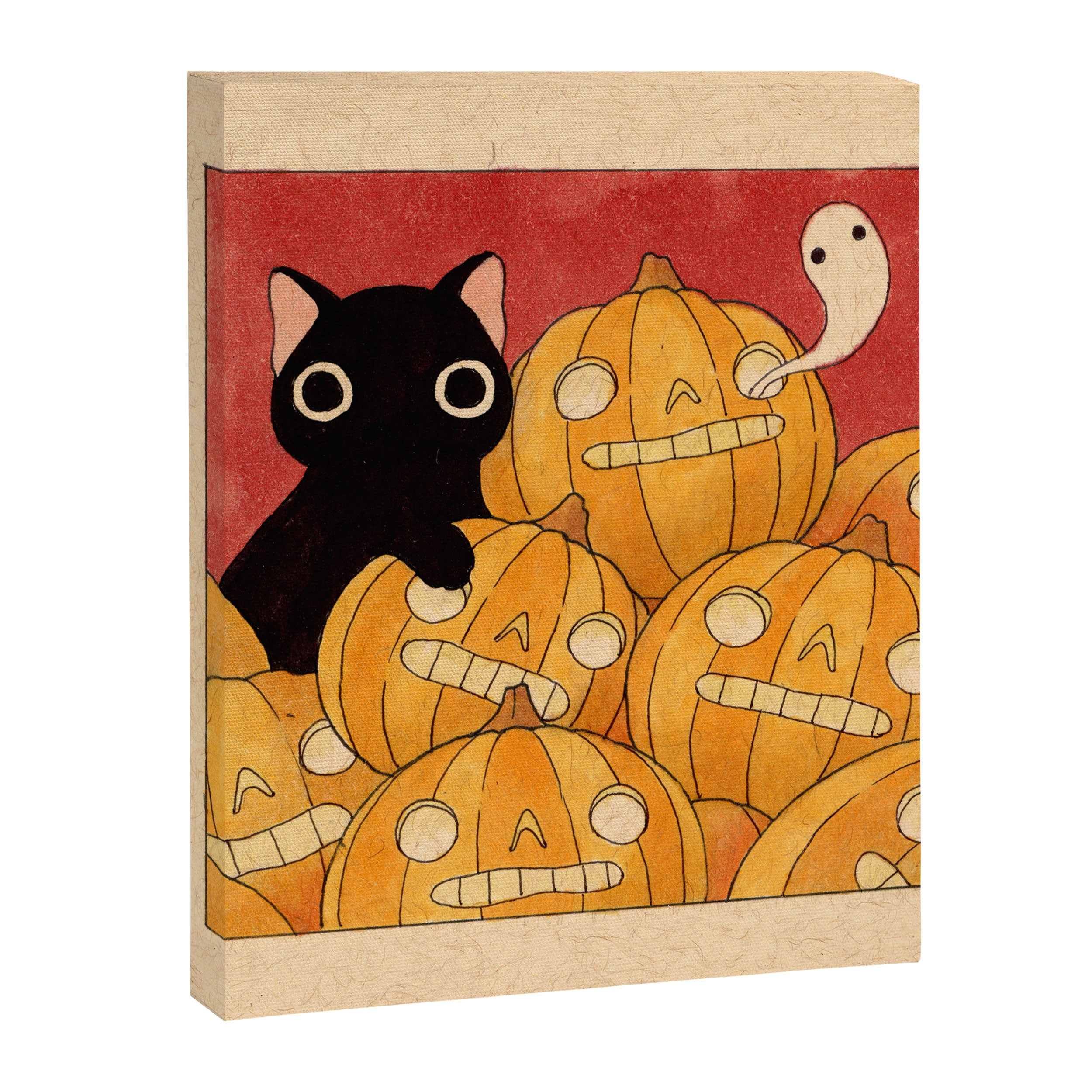 Halloween Cat 02 Canvas Print Gallery Image 8