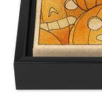 Halloween Cat 02 Framed Canvas Print Gallery Image 2