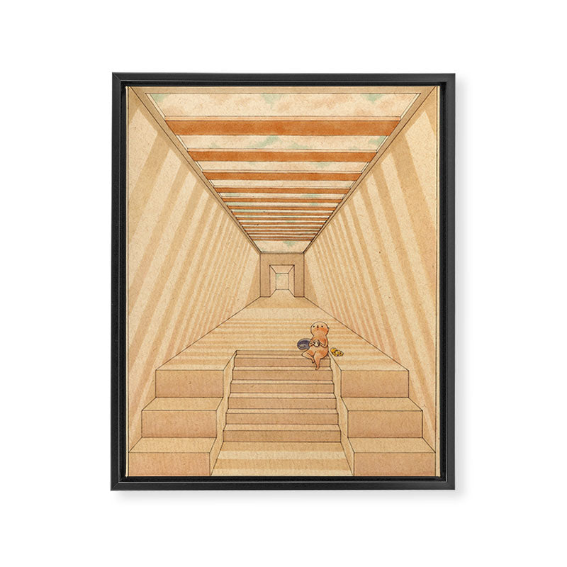 Hallway Framed Canvas Print Gallery Image 6
