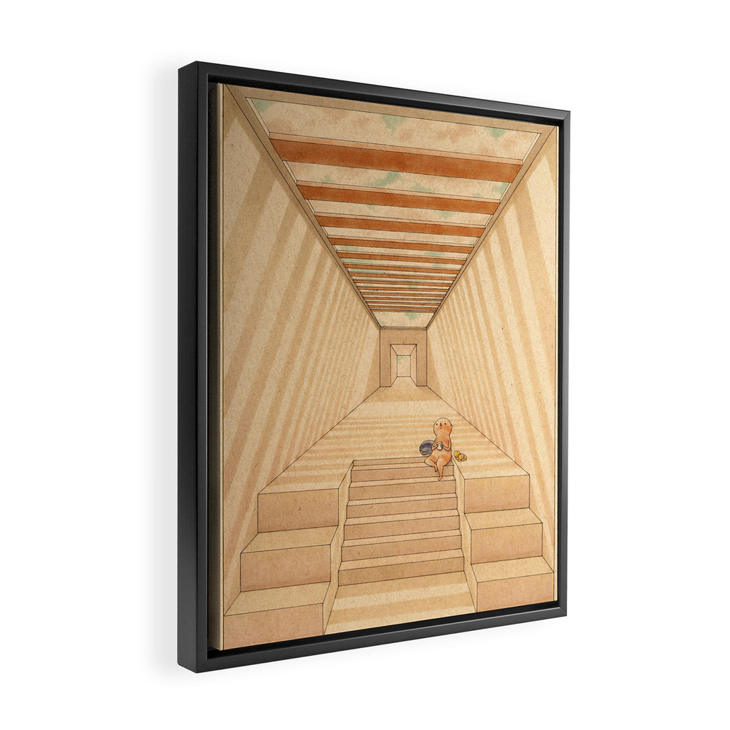 Hallway Framed Canvas Print Gallery Image 2